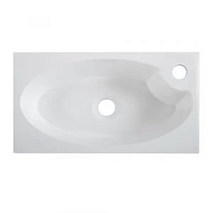 Раковина из искусственного мрамора BelBagno BB-460-PM-LVB, 45.5 см