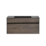 Тумба под раковину Vincea Chiara 1000 подвесная, 1 выкатной ящик soft-close, R.Oak