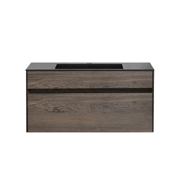Тумба под раковину Vincea Chiara 1000 подвесная, 1 выкатной ящик soft-close, R.Oak