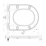 Сиденье для унитаза Cezares CZR-870-SC с микролифтом