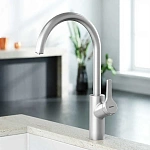 310721400  Eclipce смеситель для кухни, с фильтрацией C - излив, никель