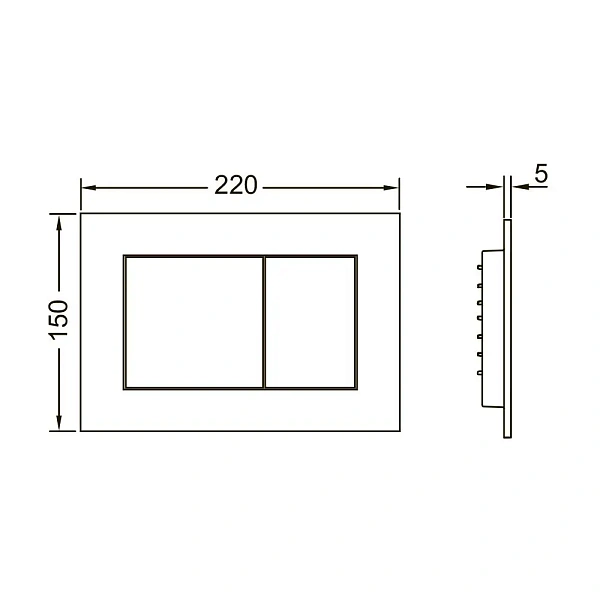 Инсталляция для унитазов Tece TECEbase 9400413