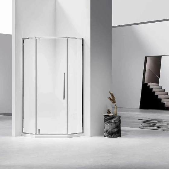 Душевой уголок Vincea Slim-N VSP-4SN100CL, 1000*1000, хром, стекло прозрачное