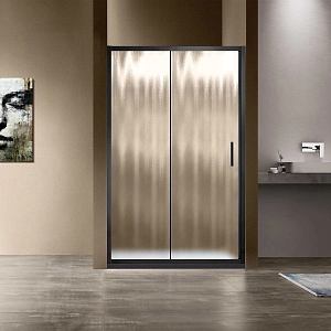 Душевая дверь Vincea Garda VDS-1G120CHB, 1200, черный, стекло шиншилла