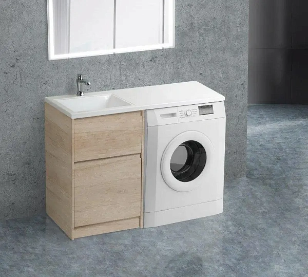 Раковина из литьевого мрамора BelBagno BB1200/480-LV-MR-L, 120.3 см