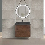 Тумба под раковину Vincea Vico 600 подвесная, 2 выкатных ящика soft close, R.Wood