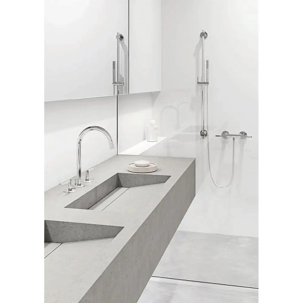 Смеситель для раковины Kludi Nova Fonte Puristic 201430515 с донным клапаном