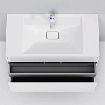 M50AFHX1003WM Inspire V2.0, База под раковину, подвесная, 100 см, 3 ящика, push-to-open, белый матов