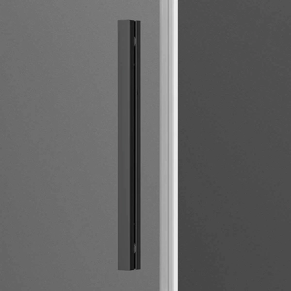 Душевой уголок Vincea Soft VSR-3SO9012CLGM, 1200*900, вороненая сталь, стекло прозрачное