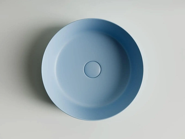 Накладная раковина Ceramica Nova Element CN6022ML, 39 см, матовый голубой