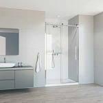 Душевая дверь Vincea Como Soft VDS-1CS110CL, 1100, хром, стекло прозрачное