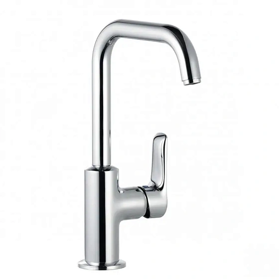 Смеситель для раковины Kludi Pure&Solid 340250575 с донным клапаном