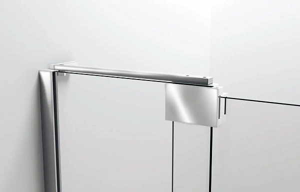 Душевая дверь Vincea Extra VDP-1E9010CLB, 900/1000, черный, стекло прозрачное