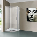 Душевой уголок Vincea Stresa VSP-1S900CL, 900*900, хром, стекло прозрачное