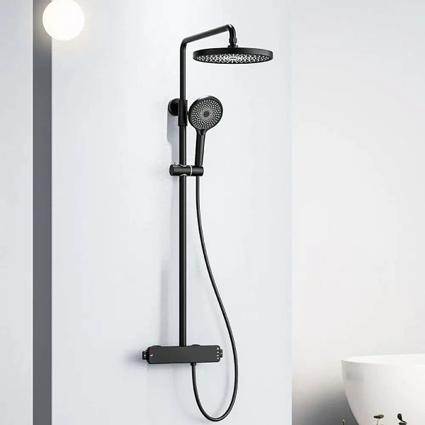 Душевая система с прогрессивным картриджем Santerika ST-8853BL