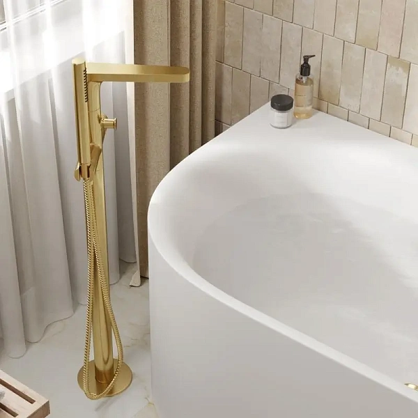 Напольный смеситель для ванны WasserKRAFT Schunter 8221