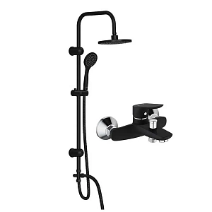 Душевая система со смесителем Dorff Comfort D0708010BL