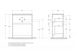 Тумба под раковину напольная BelBagno KRAFT39-700/390-2C-PIA-RT Rovere Tabacco, 70 см
