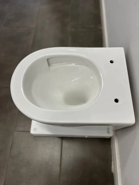 Инсталляция Grohe Rapid SL, кнопка вороненная сталь с подвесным унитазом Santerika SAN.UNT.04, смыв "Торнадо", сиденье микролифт