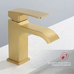 Смеситель для раковины Raglo R02.10.03, золото матовое