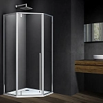 Душевой уголок Vincea Penta VSP-3P100CL, 1000*1000, хром, стекло прозрачное