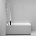 Стеклянная шторка для ванны AM.PM Gem 80х140 см, W90BS-D3W5-140CT