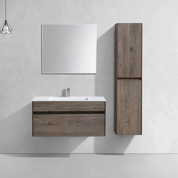 Тумба под раковину Vincea Chiara 1000 подвесная, 1 выкатной ящик soft-close, R.Oak