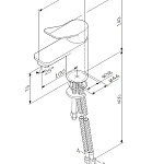 F85A02100 X-Joy, смеситель для умывальника излив 100 мм, хром, шт