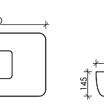 Накладная раковина Ceramica Nova Element CN5021, 60 см