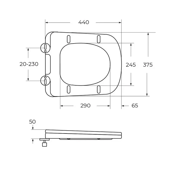 Сиденье для унитаза BelBagno Genova BB1102SC, с микролифтом