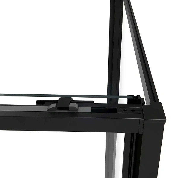 Душевой уголок Vincea Slim Soft VSR-1SS1012CLB, 1200*1000, черный, стекло прозрачное