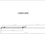 Душевая дверь Vincea Slim-N VDS-4SN130CL, 1300, хром, стекло прозрачное
