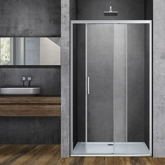 Душевая дверь Vincea Soft VDS-3SO160CL, 1600, хром, стекло прозрачное