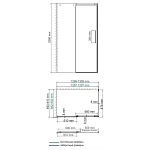 Душевой уголок WasserKRAFT Alme 130х90 см 15R33