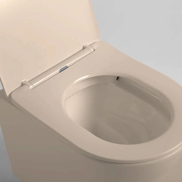 Унитаз подвесной Vincea Piatti VT1-11SMC, цвет капучино матовый, ультратонкое soft-close сиденье