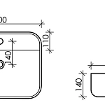 Накладная раковина Ceramica Nova Element CN5015, 50 см