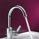 Смеситель для раковины Kludi Zenta 382550575 с донным клапаном