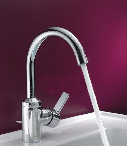 Смеситель для раковины Kludi Zenta 382550575 с донным клапаном