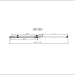 Душевой уголок Vincea Como-N VSR-4CN9013CL, 1300*900, хром, стекло прозрачное