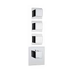 Встраиваемый смеситель с термостатом для ванны и душа Bossini Cube Z032205.030