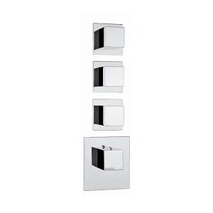 Встраиваемый смеситель с термостатом для ванны и душа Bossini Cube Z032205.030