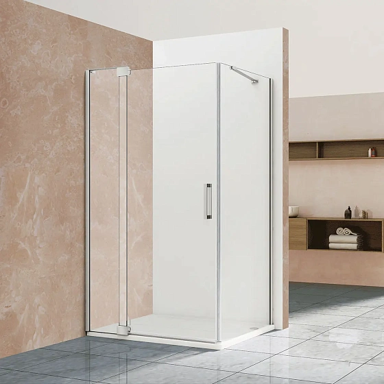 Душевой уголок Vincea Extra VSR-1E111210CL, 1100/1200*1000, хром, стекло прозрачное