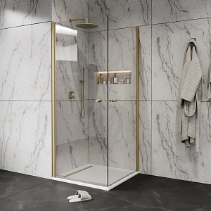 Душевой уголок Santerika 90x90 SANU.SD1.GOLD.90х90