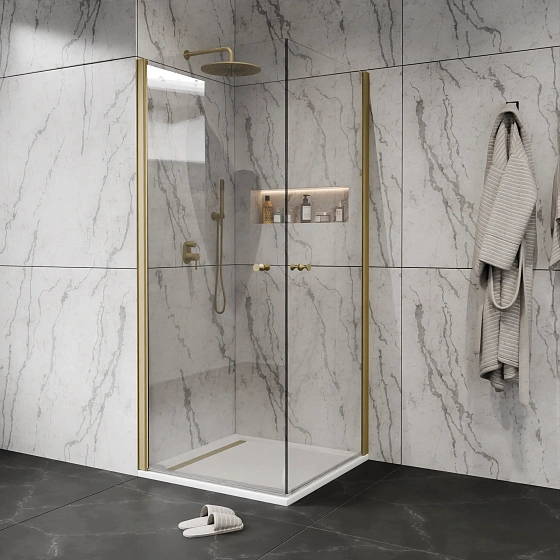 Душевой уголок Santerika 90x90 SANU.SD1.GOLD.90х90