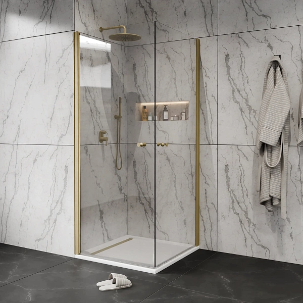 Душевой уголок Santerika 90x90 SANU.SD1.GOLD.90х90
