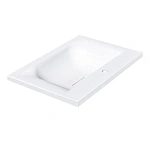 Раковина Vincea VCB-3M650W из искусственного камня, цвет белый