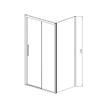 Душевой уголок Vincea Soft VSR-3SO9012CLGM, 1200*900, вороненая сталь, стекло прозрачное