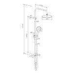 Душевая система Damixa Jupiter DX977700000