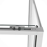 Душевой уголок Vincea Slim Soft VSR-1SS1015CL, 1500*1000, хром, стекло прозрачное