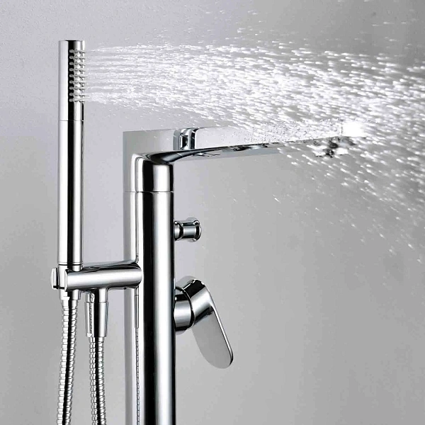 Напольный смеситель для ванны WasserKRAFT Dinkel 5821